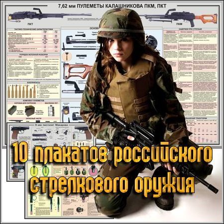 10 плакатов российского стрелкового оружия