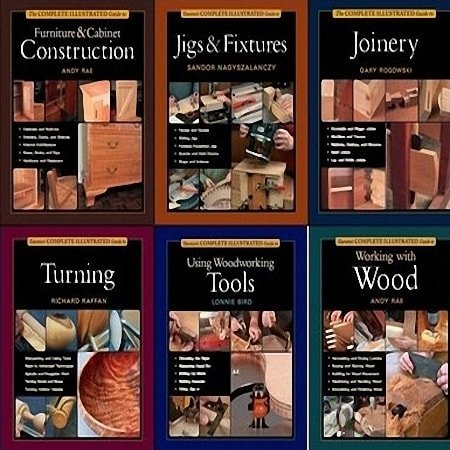 Taunton's The Complete Illustrated Guide Collection to Woodworking - Серия из 14 книг (2001-2011) PDF