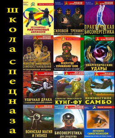 Обложка Школа спецназа. Сборник из 19 книг (2005-2010) PDF, FB2