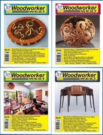 Обложка Woodworker West - Подшивка журнала за 2017 год (PDF)