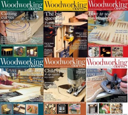 Обложка Подшивка журнала - Woodworking Crafts №22-34 (January-December 2017) PDF. Архив 2017
