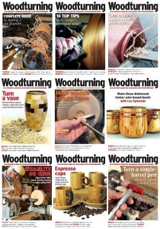 Обложка Подшивка журнала - Woodturning №314-326 (January 2018 - December 2018) PDF. Архив 2018