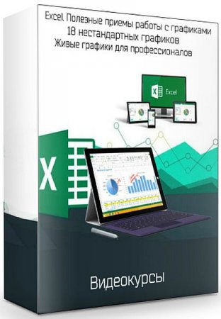 Обложка Excel. Полезные приемы работы с графиками. 18 нестандартных графиков. Живые графики для профессионалов (2019) Видеокурс