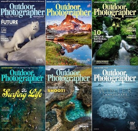 Обложка Подшивка журнала - Outdoor Photographer (January-December 2020) PDF. Архив 2020