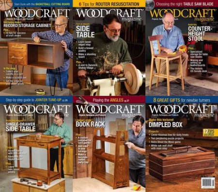 Обложка Подшивка журнала - Woodcraft №92-98 (January-December 2020) PDF. Архив 2020